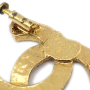 Chanel Crystal & Gold Brooch Pin