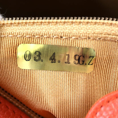 Chanel 2003-2004 Petite Shopping Tote PST Peach Orange Caviar