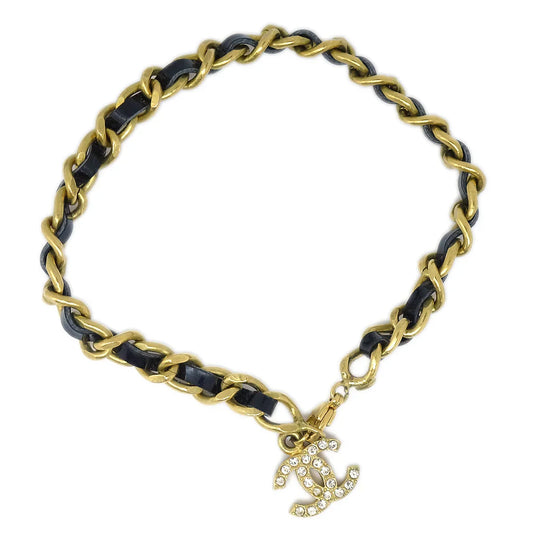 Chanel 1995春季水晶和金CC Anklet 95p