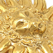 Chanel Lion Brooch Pin Gold