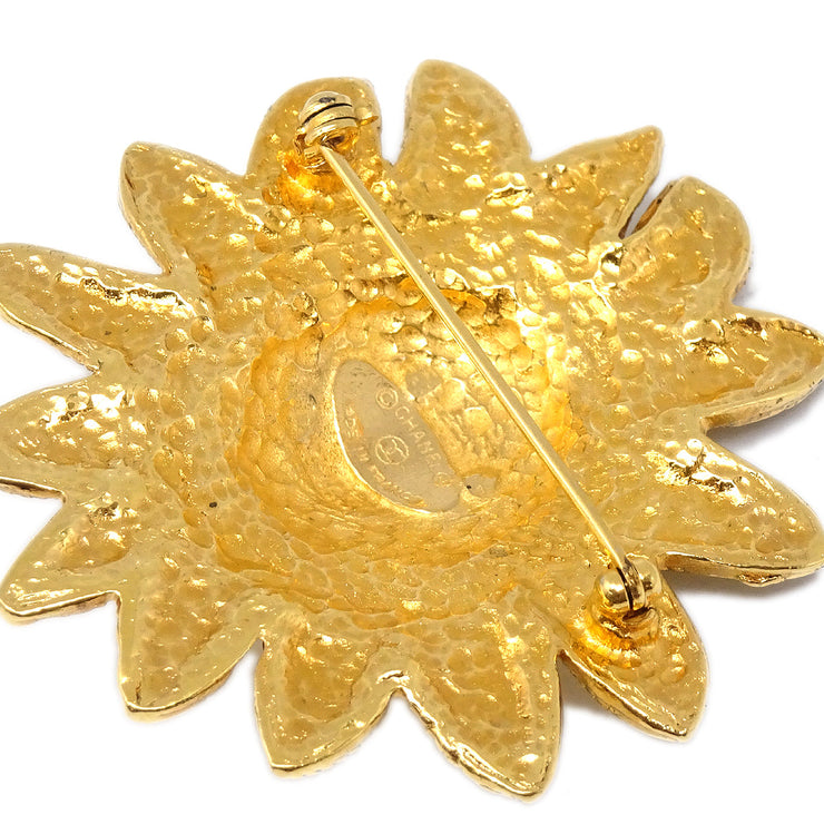 Chanel Lion Brooch Pin Gold