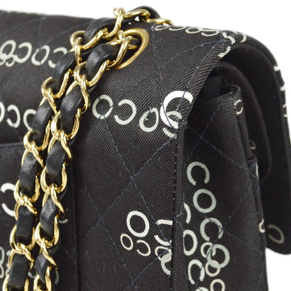 Chanel * 2001 COCO Classic Double Flap Medium Black