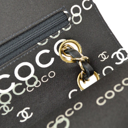 Chanel * 2001 COCO Classic Double Flap Medium Black