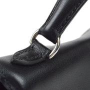 Hermes * 2000 Mini Kelly Black Veau Gulliver