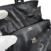 Hermes * 2000 Mini Kelly Black Veau Gulliver