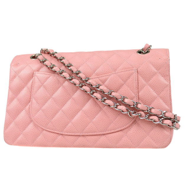 chanel pink caviar flap bag