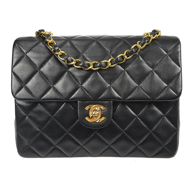 Chanel 1991-1994 Classic Flap Square 20 Black Lambskin – AMORE Vintage Tokyo