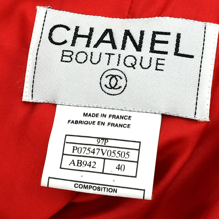 Chanel 1997 Spring single-breasted coat #40