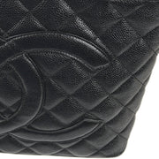 Chanel 2005-2006 Medallion Tote SHW Black Caviar