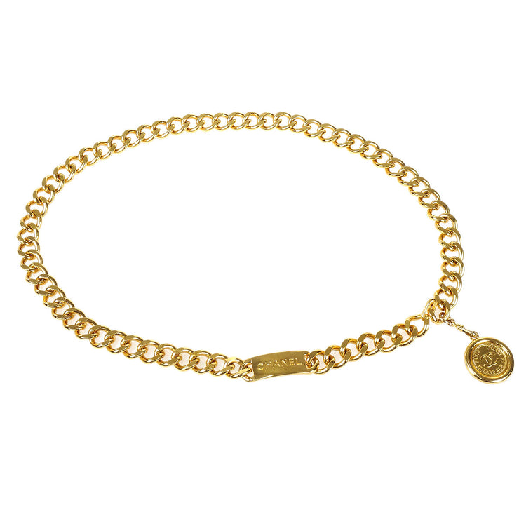 Chanel Medallion Gold Chain Belt Small Good – AMORE Vintage Tokyo