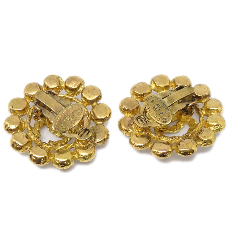 Chanel Earrings Clip-On Gold Rhinestone 02A – AMORE Vintage Tokyo