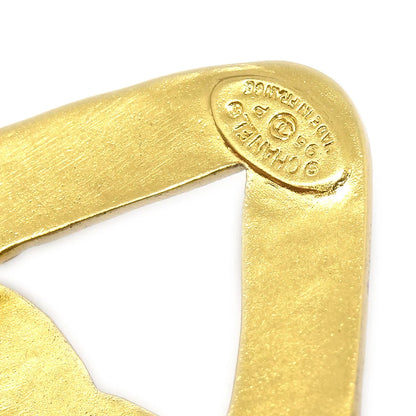 Chanel Heart Brouch Pin Gold 95p