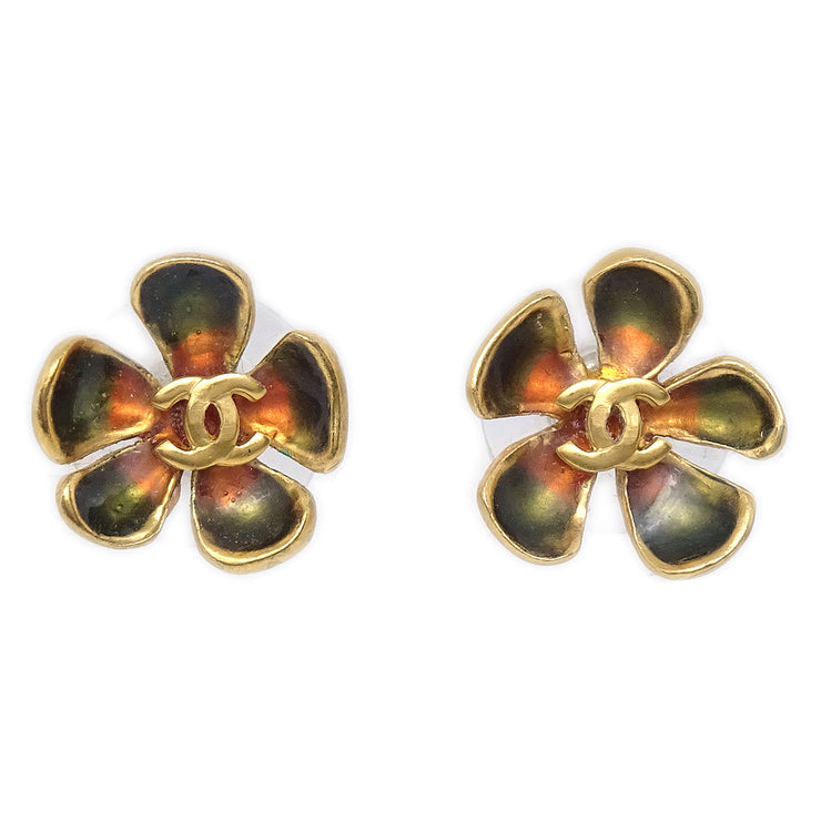 Chanel Flower Piercing Earrings Gold 03P – AMORE Vintage Tokyo