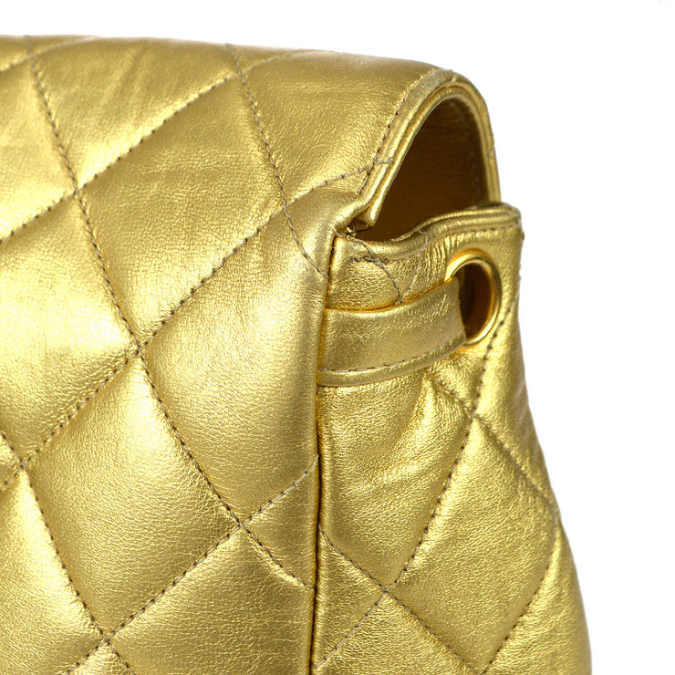 Chanel 1994 Duma Chain Backpack Large Gold Lambskin – AMORE Vintage Tokyo
