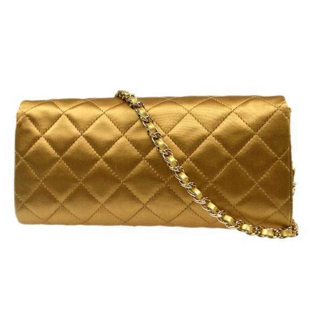 Chanel 2006-2008 Evening Bag Gold Satin – AMORE Vintage Tokyo