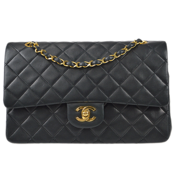 Replica Chanel Medium Classic Double Flap Bag in Iridescent Lambskin L