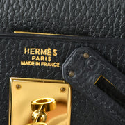 Hermes 1996 Kelly 32 Sellier Black Ardennes