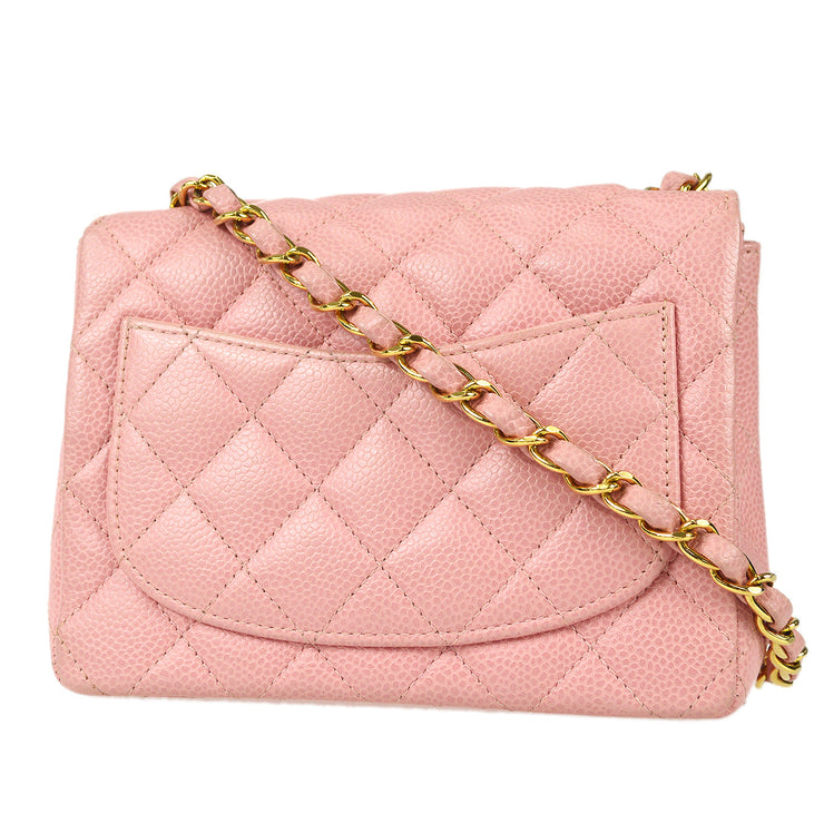 Chanel Mini Square Classic Flap Bag Pink – Dr. Runway