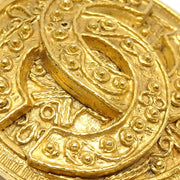 Chanel 1994 Filigree Brooch Pin Gold