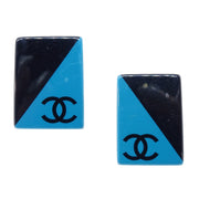 Chanel 2001 Square Earrings Clip-On