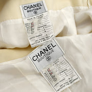 Chanel 1993徽标按钮裙子＃36