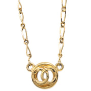 Chanel Medallion Gold Chain Pendant Necklace 1982