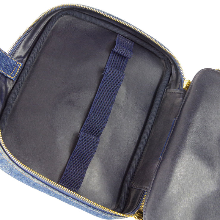 Chanel 1996-1997 Timeless Lunch Box Vanity Handbag 24 Denim – AMORE Vintage  Tokyo