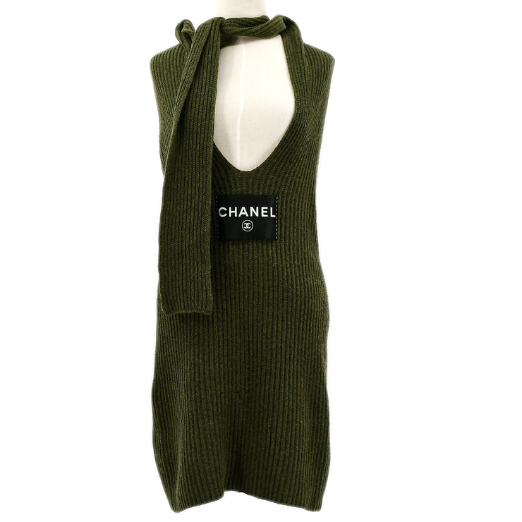 Chanel 2008 Cruise logo patch knitted dress #34