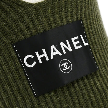 Chanel 2008 Cruise logo patch knitted dress #34