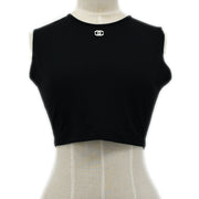 Chanel 1995 Spring CC-Embroidered Cropped Top＃42