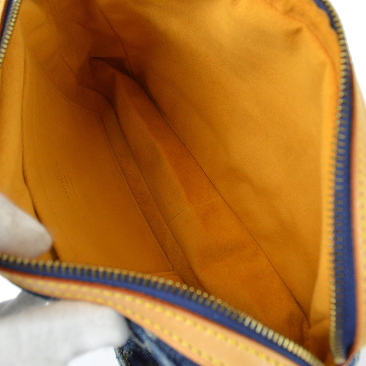 Louis Vuitton Bum Bag Waist Pouch Blue Monogram Denim M95347 SR1037 68407