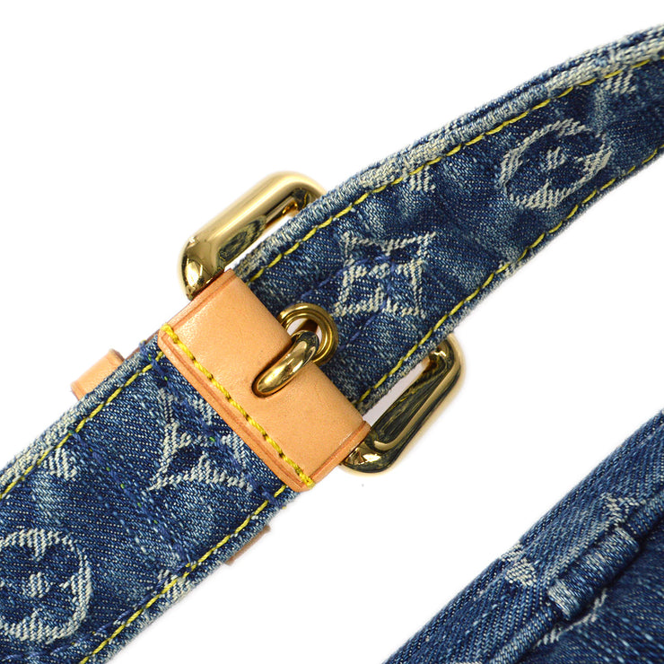 Louis Vuitton Bum Bag Waist Pouch Indigo Monogram Denim M95347