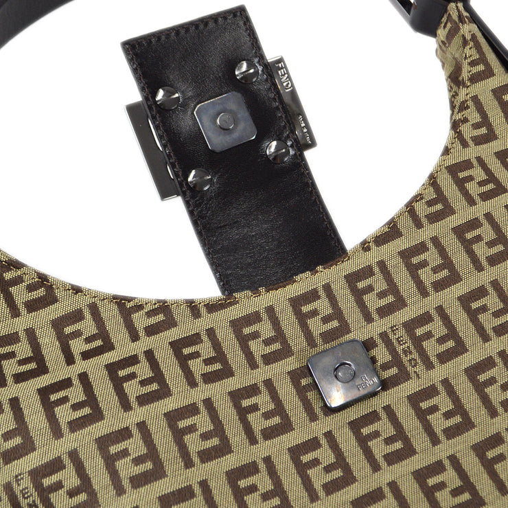 Fendi Zucchino Monogram Canvas Shoulder Bag