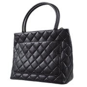 Chanel 2000-2001 Medallion Tote SHW Black Caviar