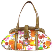 Christian Dior 2005 John Galliano Floral Print Handbag