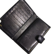 Chanel 2004-2005 Black Caviar Timeless Long Wallet