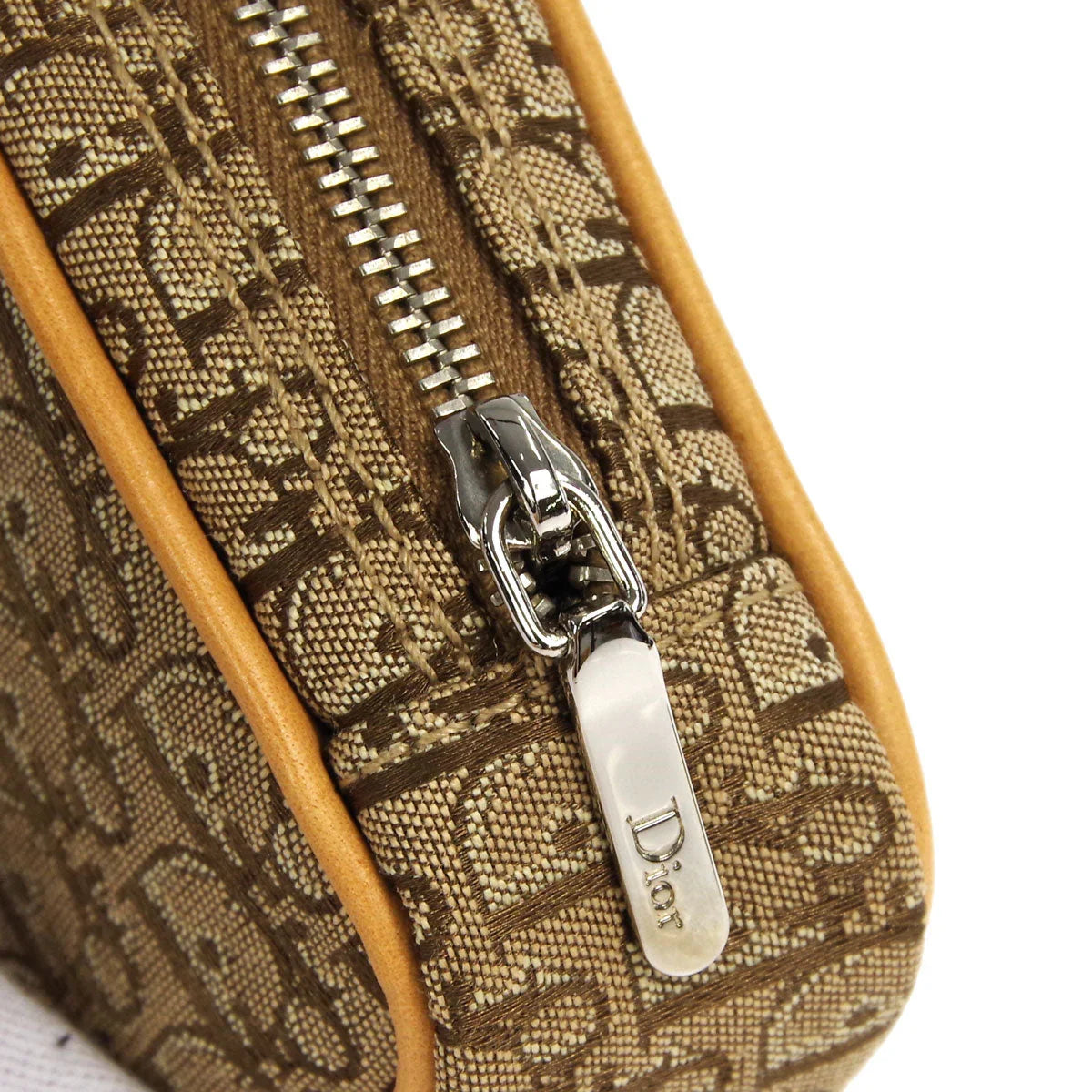 Christian Dior 2003 Trotter Mini Multi Pouch Bag Beige