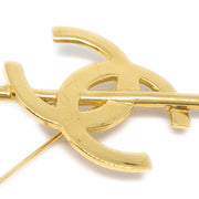 Chanel 1993 CC And Arrow Brooch Pin Gold 93P