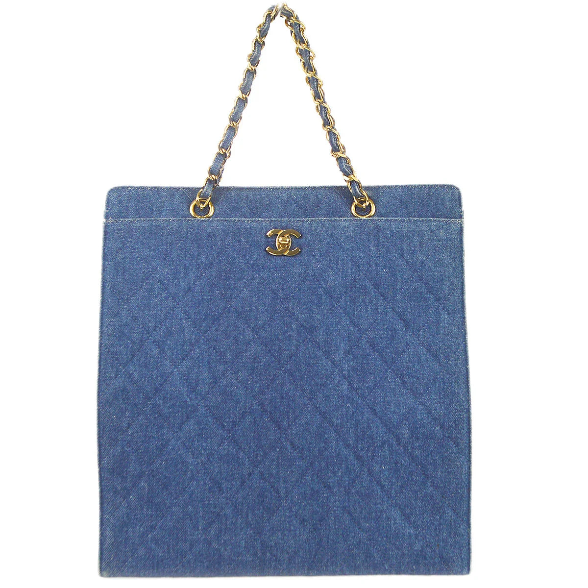 Chanel 1997-1999 Chain Tote Denim