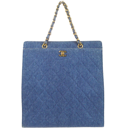 Chanel 1997-1999 Chain Tote Denim