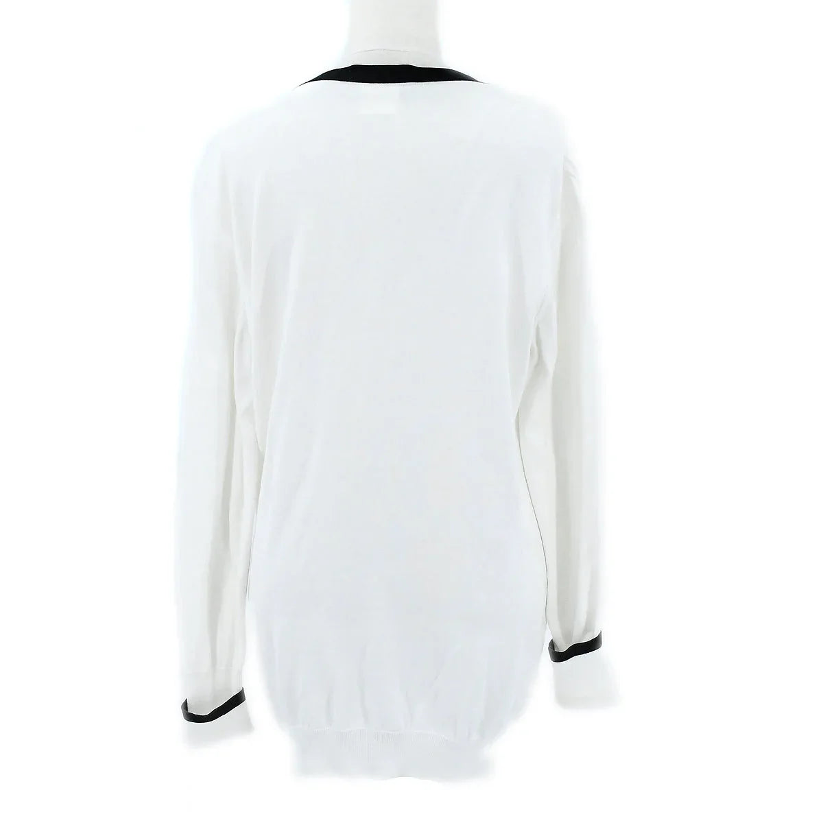Chanel 1996 Spring CC-buttons V-neck cotton cardigan #46