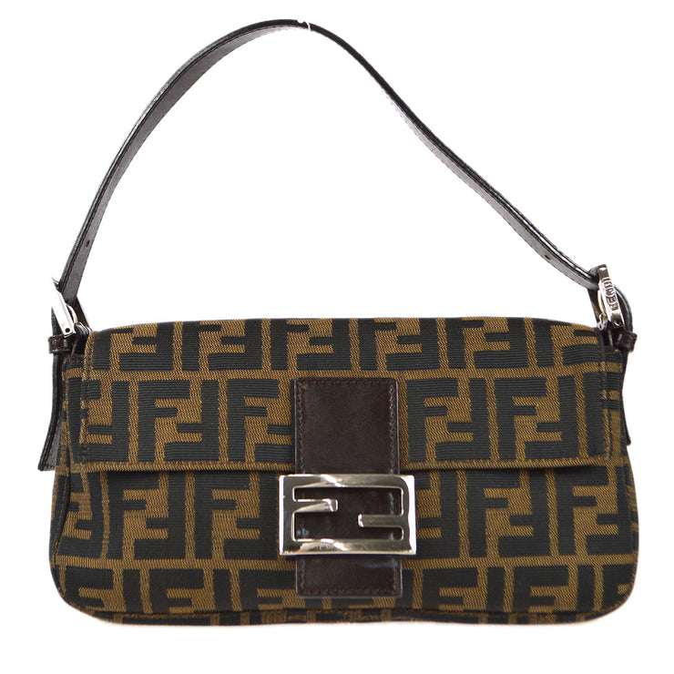 evig and Downtown Fendi Zucca Baguette Brown – AMORE Vintage Tokyo