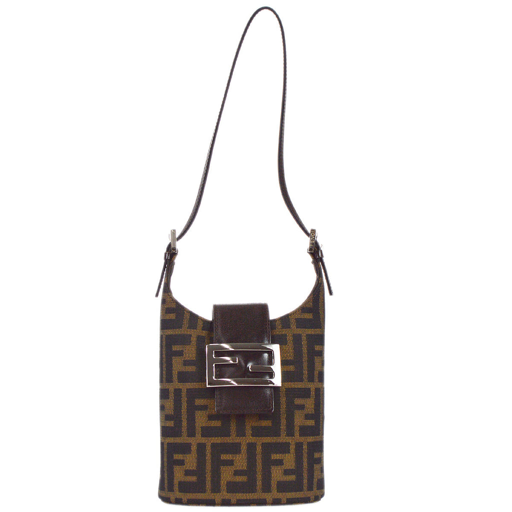 Vintage Fendi Zucca Top Handle - Vintage Handbag