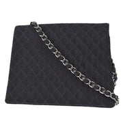 Chanel * 2004-2005 Emblem Chain Shoulder Bag Black