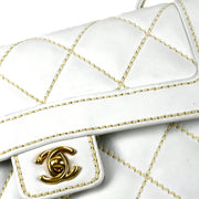 Chanel 2004-2005 Wild Stitch Handbag Medium Calfskin