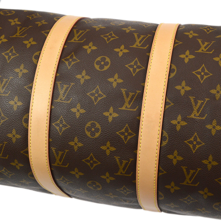 Louis Vuitton Keepall 55 Bandouliere M41414 Monogram Canvas 2way