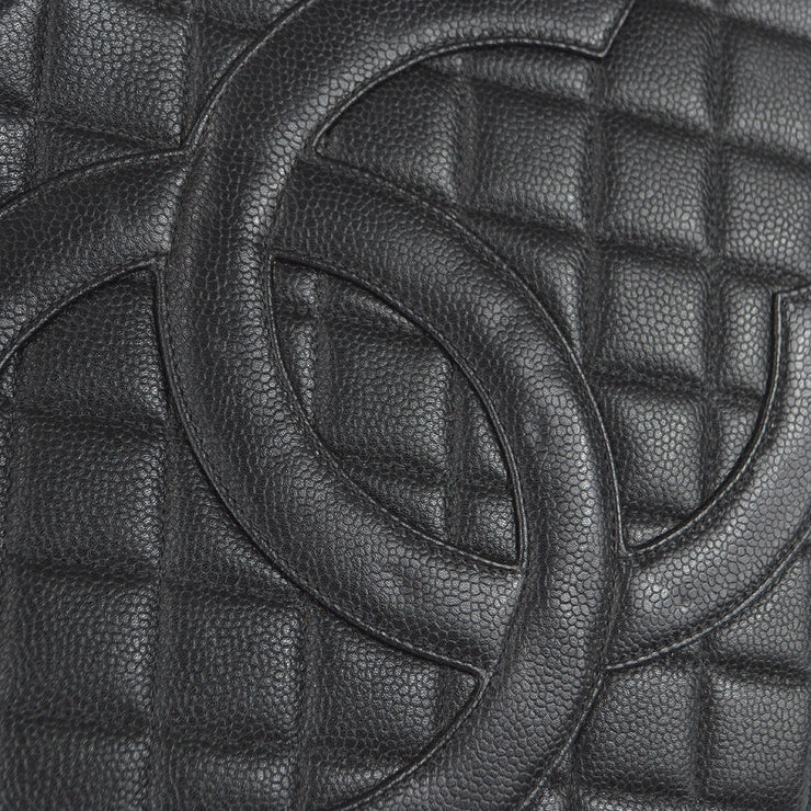 香奈儿（Chanel）1996-1997连锁手提袋35黑色鱼子酱