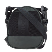 Chanel 2003-2004 Sport Line Shoulder Bag Black Green