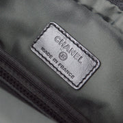 Chanel 2003-2004 Sport Line Shoulder Bag Black Green