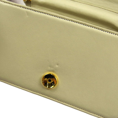 Chanel * 1986-1988 Pushlock Full Flap Mini Beige Lizard Skin